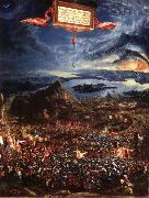 Albrecht Altdorfer Victory of Alexander over Darius,King of the Persians oil painting reproduction